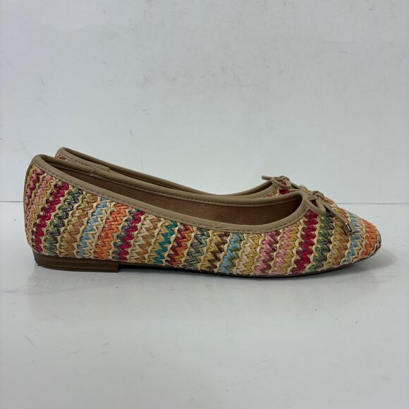 Joie Scarlet Woven Bow Slip-On Sandals Size 6.5 minimalist Boho Coastal - Picture 2 of 10